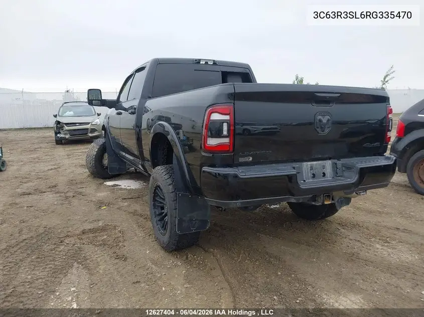2024 Ram 3500 Limited VIN: 3C63R3SL6RG335470 Lot: 12627404