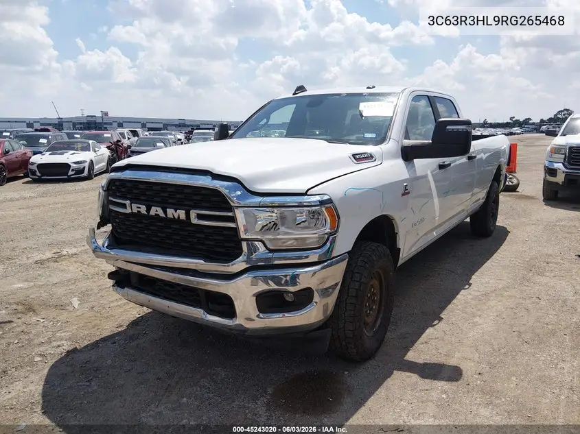 2024 Ram 3500 Big Horn 4X4 8' Box VIN: 3C63R3HL9RG265468 Lot: 45243020