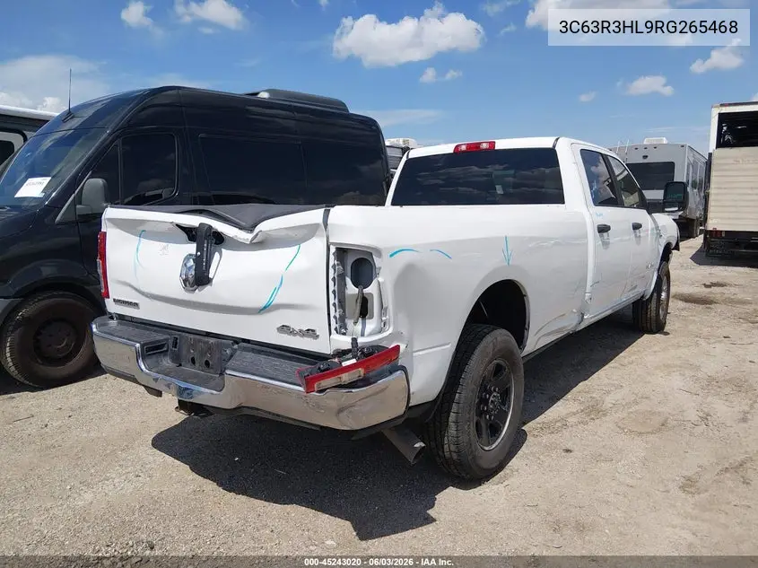 2024 Ram 3500 Big Horn 4X4 8' Box VIN: 3C63R3HL9RG265468 Lot: 45243020