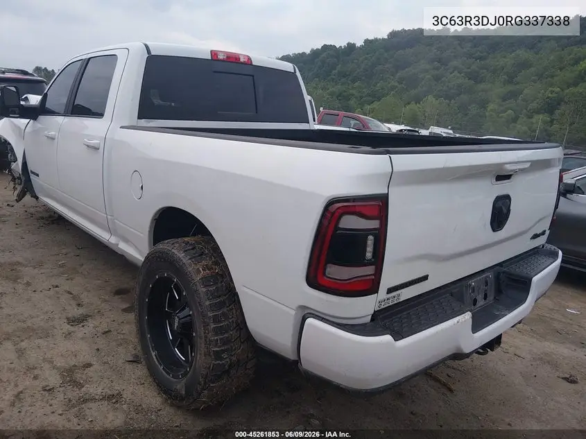 2024 Ram 3500 Big Horn 4X4 6'4 Box VIN: 3C63R3DJ0RG337338 Lot: 45261853