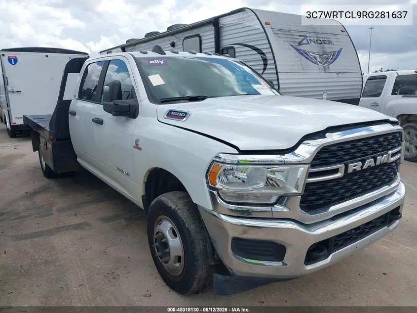 2024 Ram 3500 Chassis Tradesman/Slt/Laramie/Limited VIN: 3C7WRTCL9RG281637 Lot: 45318130