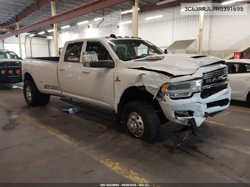2024 Ram 3500 Laramie 4X4 8' Box VIN: 3C63RRJL7RG391695 Lot: 45329694
