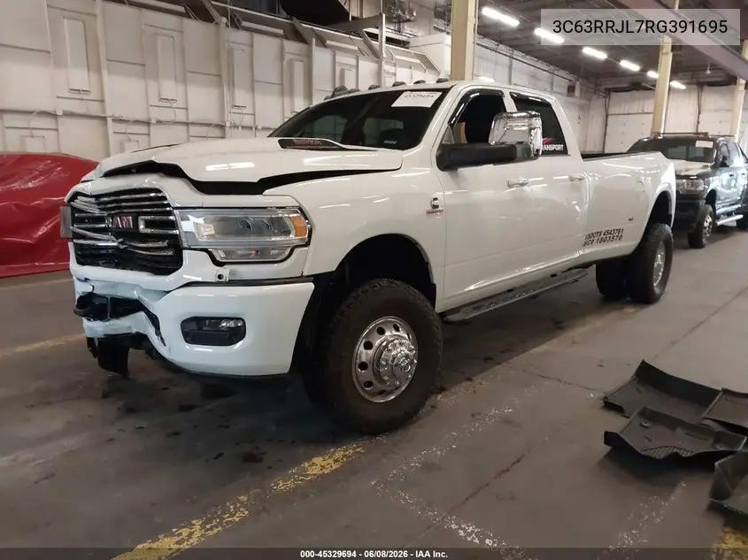 2024 Ram 3500 Laramie 4X4 8' Box VIN: 3C63RRJL7RG391695 Lot: 45329694