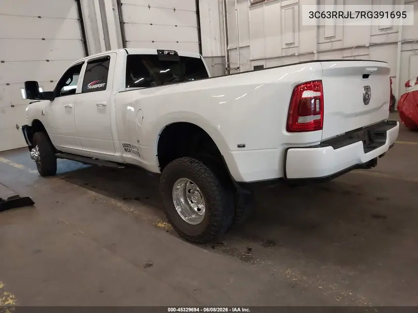 2024 Ram 3500 Laramie 4X4 8' Box VIN: 3C63RRJL7RG391695 Lot: 45329694
