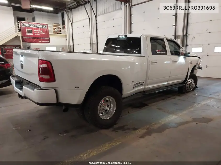 2024 Ram 3500 Laramie 4X4 8' Box VIN: 3C63RRJL7RG391695 Lot: 45329694