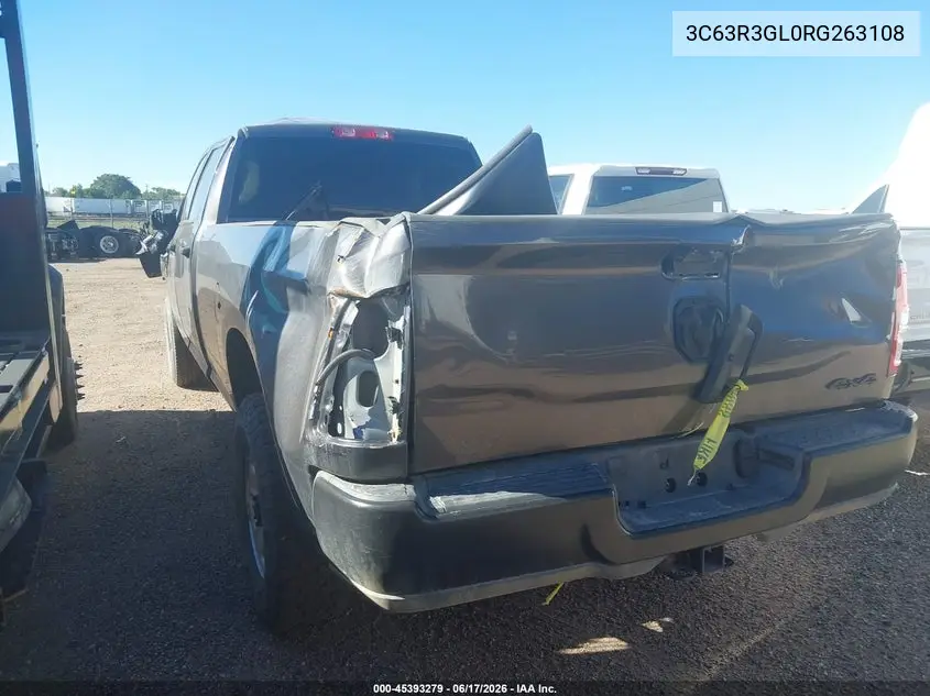 2024 Ram 3500 Tradesman 4X4 8' Box VIN: 3C63R3GL0RG263108 Lot: 45393279