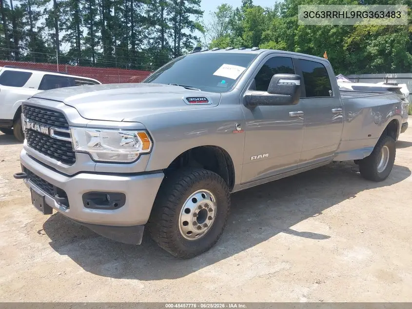 2024 Ram 3500 Big Horn 4X4 8' Box VIN: 3C63RRHL9RG363483 Lot: 45457776