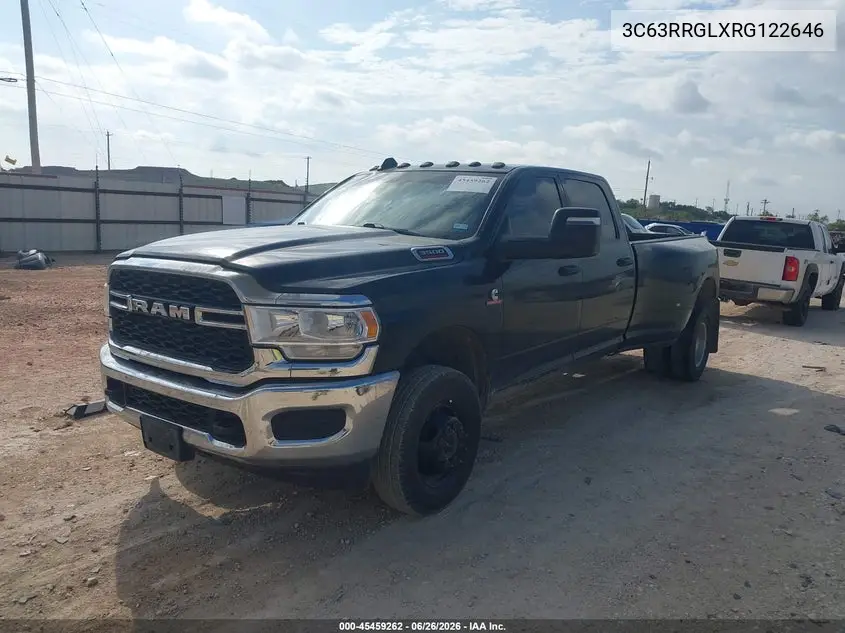 2024 Ram 3500 Tradesman 4X4 8' Box VIN: 3C63RRGLXRG122646 Lot: 45459262