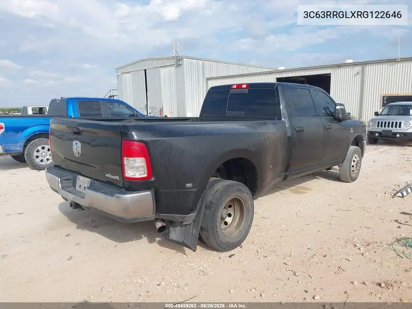 2024 Ram 3500 Tradesman 4X4 8' Box VIN: 3C63RRGLXRG122646 Lot: 45459262