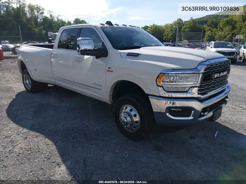 2024 Ram 3500 Limited 4X4 8' Box VIN: 3C63RRRL9RG109836 Lot: 45467675