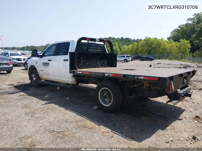 2024 Ram 3500 Chassis Tradesman/Slt/Laramie/Limited VIN: 3C7WRTCLXRG310708 Lot: 45685525
