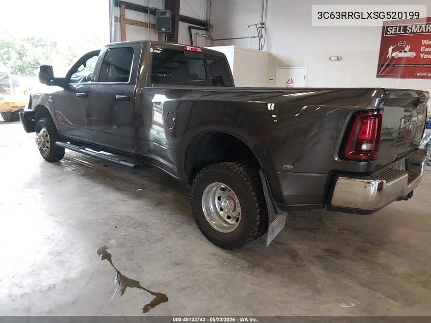 2025 Ram 3500 Tradesman 4X4 8' Box VIN: 3C63RRGLXSG520199 Lot: 45133743