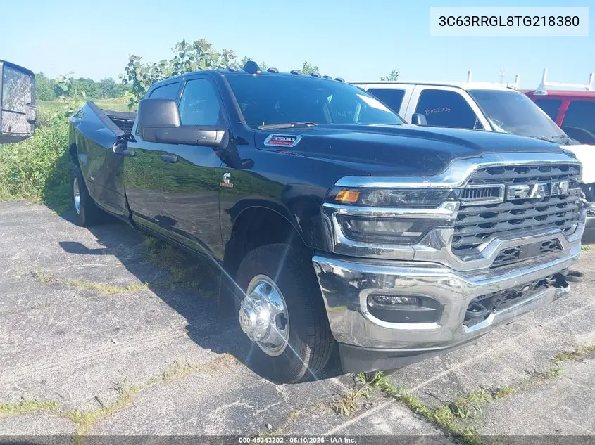 2026 Ram 3500 Tradesman 4X4 8' Box VIN: 3C63RRGL8TG218380 Lot: 45343202