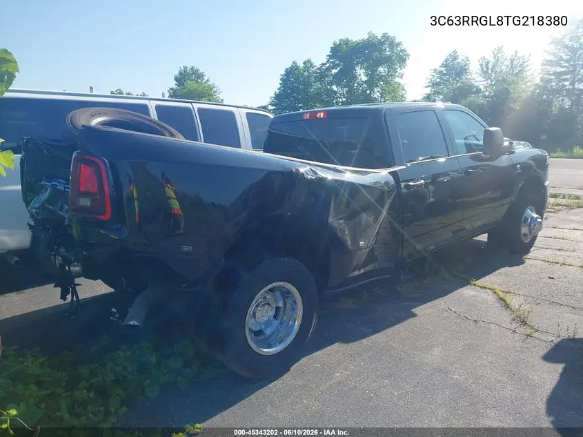 2026 Ram 3500 Tradesman 4X4 8' Box VIN: 3C63RRGL8TG218380 Lot: 45343202
