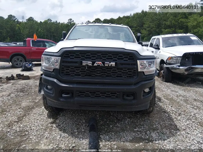 2021 Ram 4500 Chassis Tradesman/Slt/Laramie/Limited VIN: 3C7WRKFL0MG640131 Lot: 45205551
