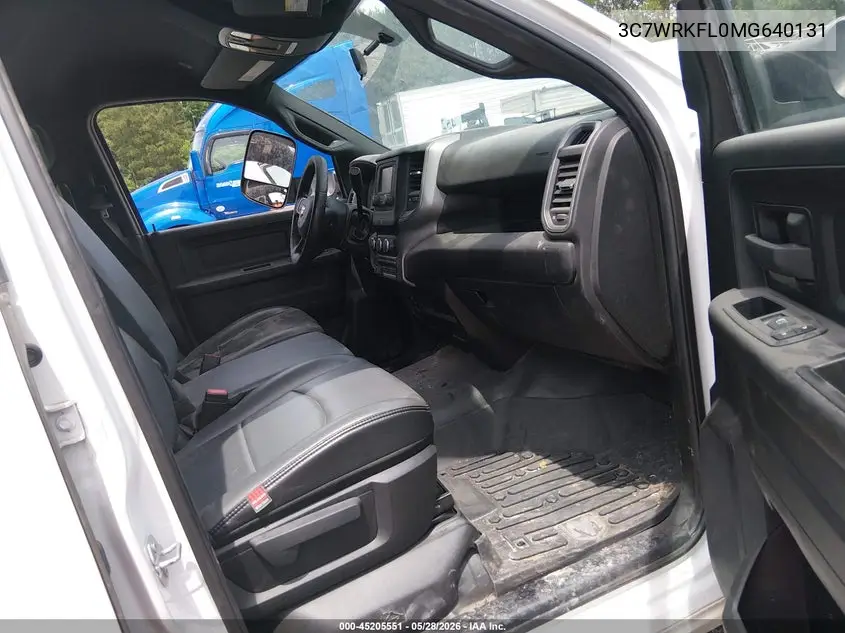 2021 Ram 4500 Chassis Tradesman/Slt/Laramie/Limited VIN: 3C7WRKFL0MG640131 Lot: 45205551