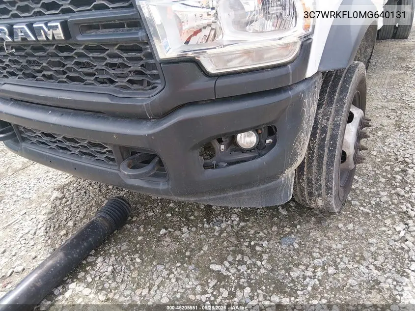 2021 Ram 4500 Chassis Tradesman/Slt/Laramie/Limited VIN: 3C7WRKFL0MG640131 Lot: 45205551