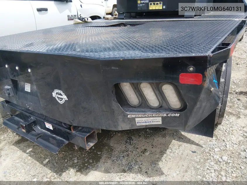 2021 Ram 4500 Chassis Tradesman/Slt/Laramie/Limited VIN: 3C7WRKFL0MG640131 Lot: 45205551