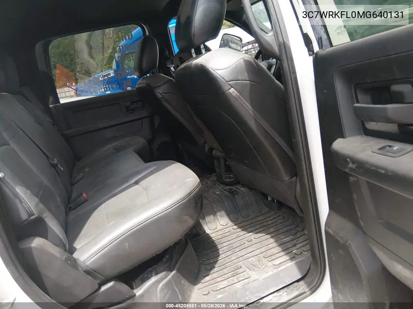 2021 Ram 4500 Chassis Tradesman/Slt/Laramie/Limited VIN: 3C7WRKFL0MG640131 Lot: 45205551
