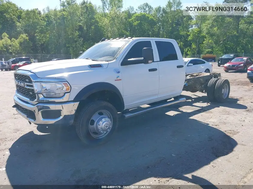 2022 Ram 4500 Chassis Tradesman/Slt/Laramie/Limited VIN: 3C7WRLFL9NG314660 Lot: 44691179