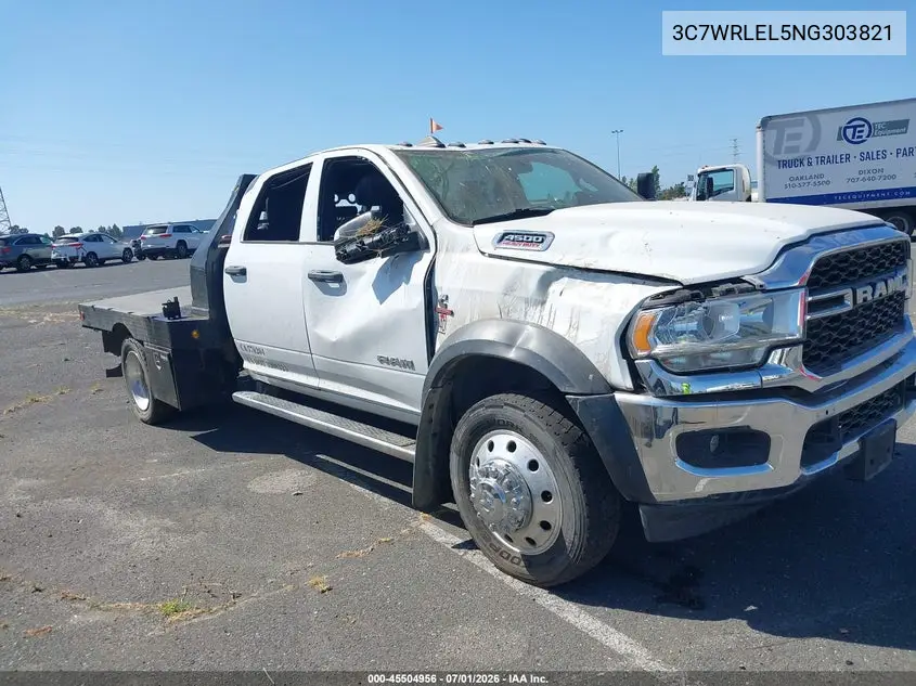 2022 Ram 4500 Chassis Tradesman/Slt/Laramie/Limited VIN: 3C7WRLEL5NG303821 Lot: 45504956