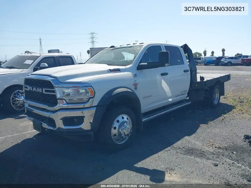2022 Ram 4500 Chassis Tradesman/Slt/Laramie/Limited VIN: 3C7WRLEL5NG303821 Lot: 45504956