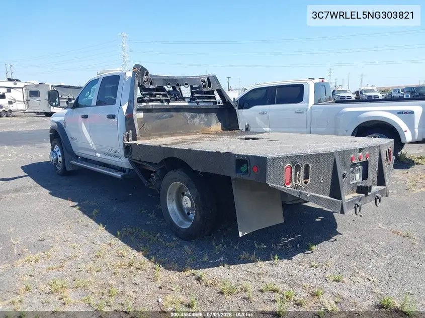 2022 Ram 4500 Chassis Tradesman/Slt/Laramie/Limited VIN: 3C7WRLEL5NG303821 Lot: 45504956