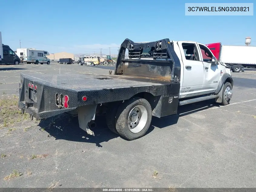 2022 Ram 4500 Chassis Tradesman/Slt/Laramie/Limited VIN: 3C7WRLEL5NG303821 Lot: 45504956