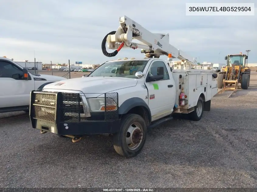 2011 Ram Ram 5500 Hd Chassis St/Slt VIN: 3D6WU7EL4BG529504 Lot: 43778107