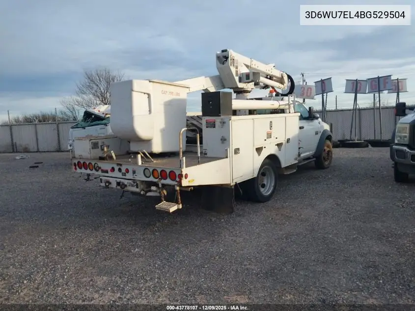 2011 Ram Ram 5500 Hd Chassis St/Slt VIN: 3D6WU7EL4BG529504 Lot: 43778107