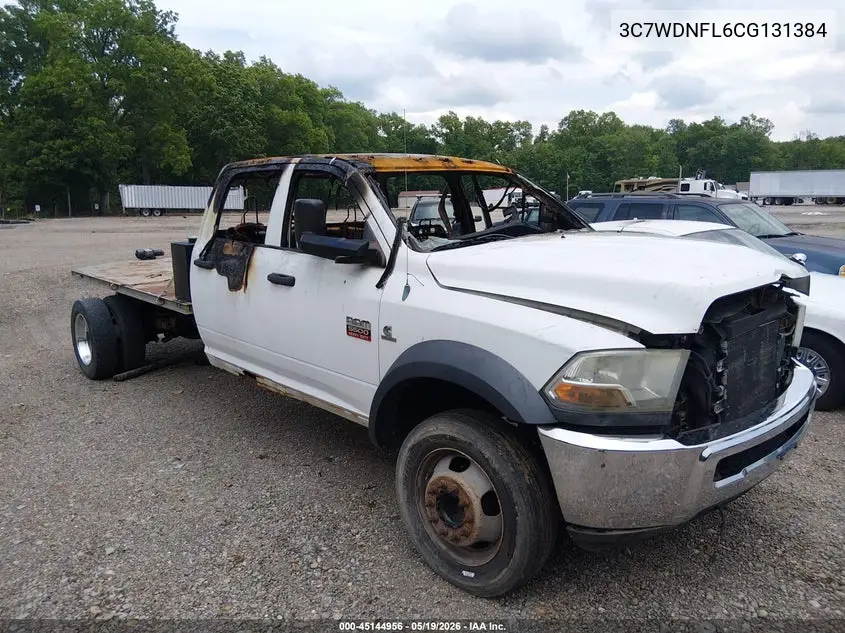 2012 Ram 5500 Chassis St/Slt/Laramie VIN: 3C7WDNFL6CG131384 Lot: 45144956