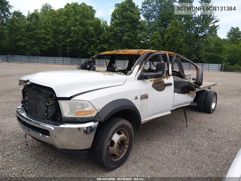 2012 Ram 5500 Chassis St/Slt/Laramie VIN: 3C7WDNFL6CG131384 Lot: 45144956