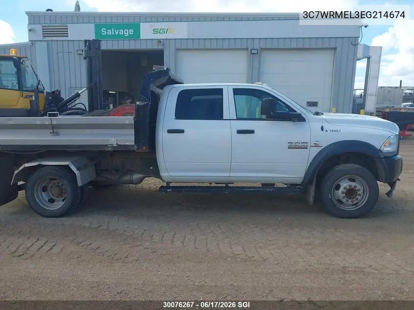 2014 Ram 5500 VIN: 3C7WRMEL3EG214674 Lot: 30076267