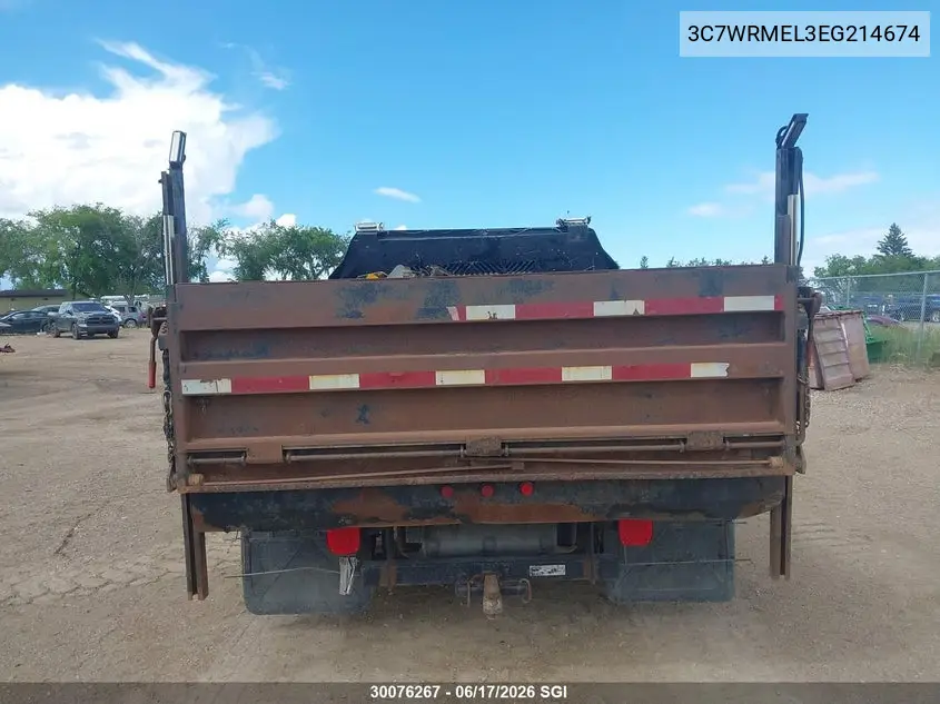 2014 Ram 5500 VIN: 3C7WRMEL3EG214674 Lot: 30076267