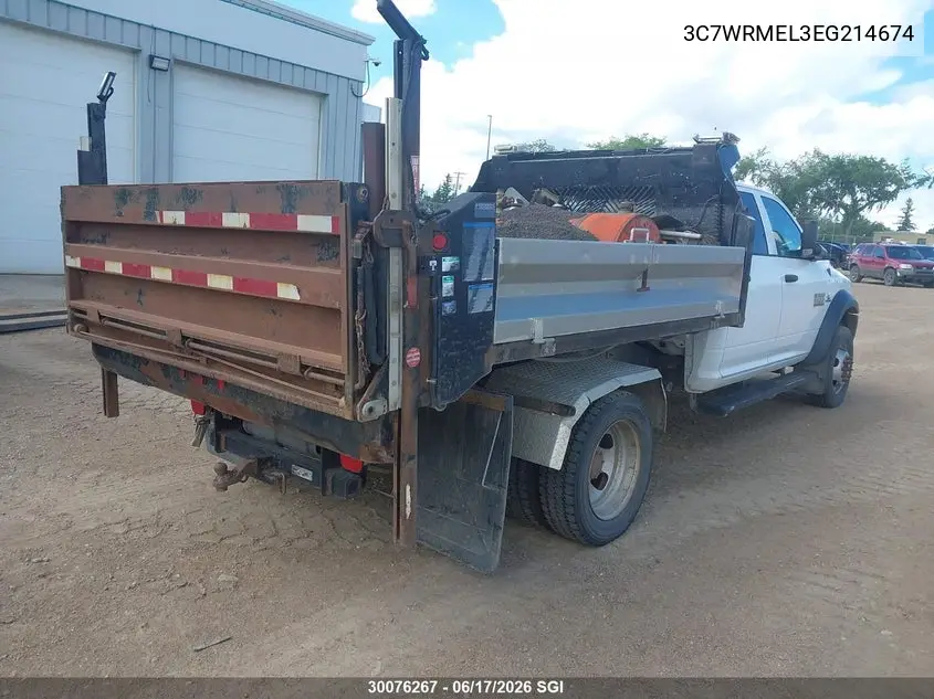2014 Ram 5500 VIN: 3C7WRMEL3EG214674 Lot: 30076267