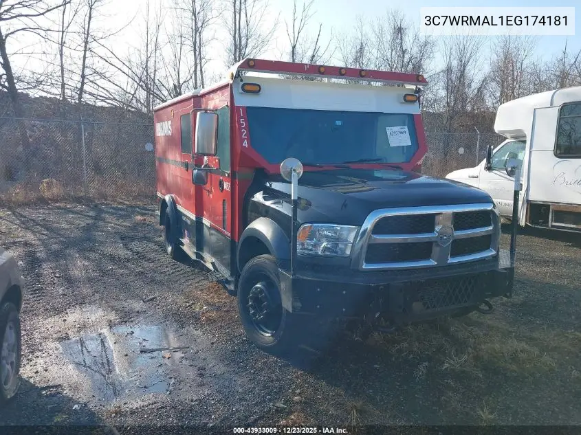 2014 Ram 5500 Chassis Tradesman/Slt VIN: 3C7WRMAL1EG174181 Lot: 43933009