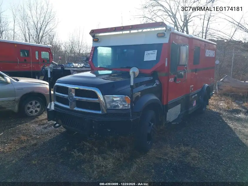 2014 Ram 5500 Chassis Tradesman/Slt VIN: 3C7WRMAL1EG174181 Lot: 43933009