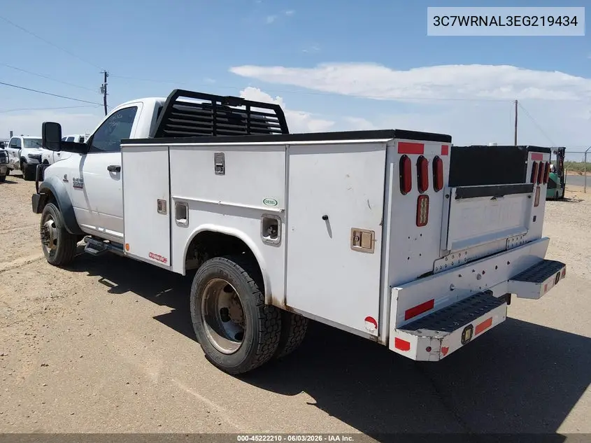 2014 Ram 5500 Chassis Tradesman/Slt VIN: 3C7WRNAL3EG219434 Lot: 45222210