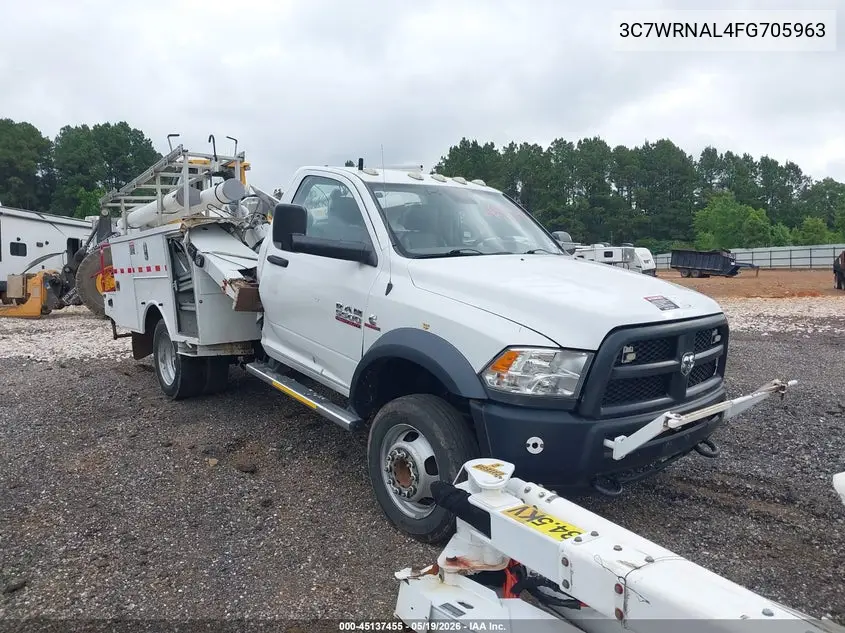 2015 Ram 5500 Chassis Tradesman/Slt VIN: 3C7WRNAL4FG705963 Lot: 45137455