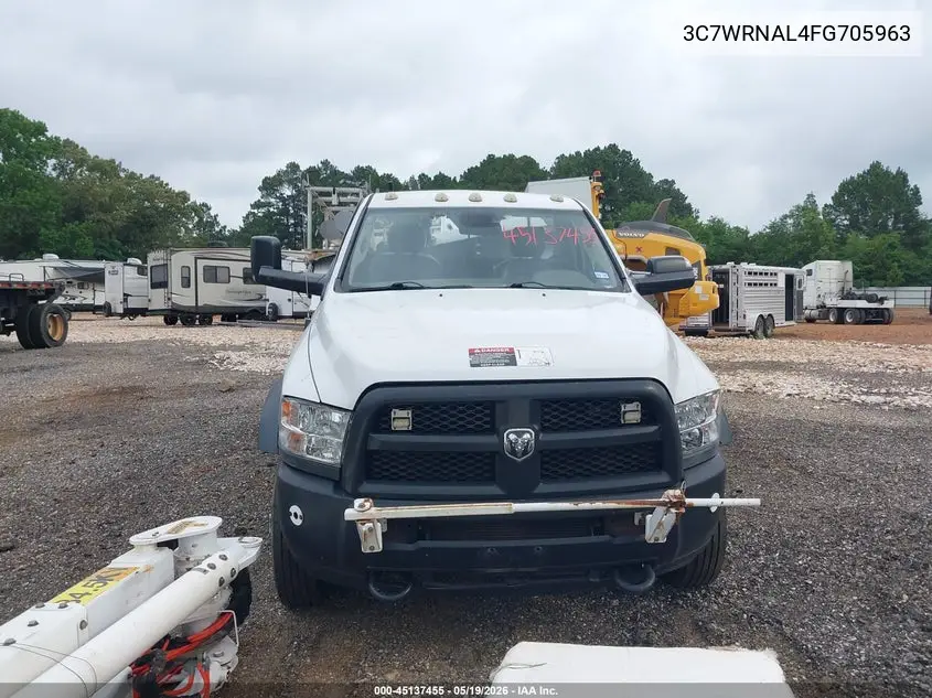 2015 Ram 5500 Chassis Tradesman/Slt VIN: 3C7WRNAL4FG705963 Lot: 45137455