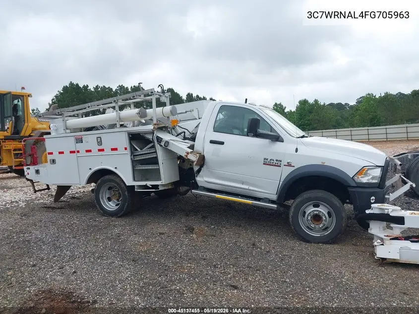 2015 Ram 5500 Chassis Tradesman/Slt VIN: 3C7WRNAL4FG705963 Lot: 45137455