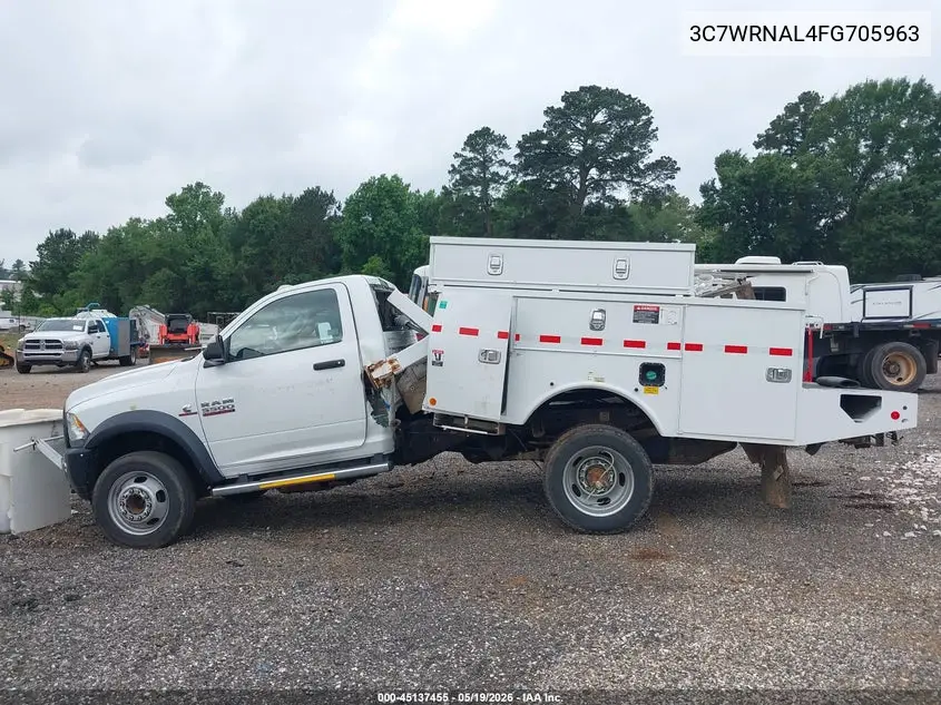 2015 Ram 5500 Chassis Tradesman/Slt VIN: 3C7WRNAL4FG705963 Lot: 45137455
