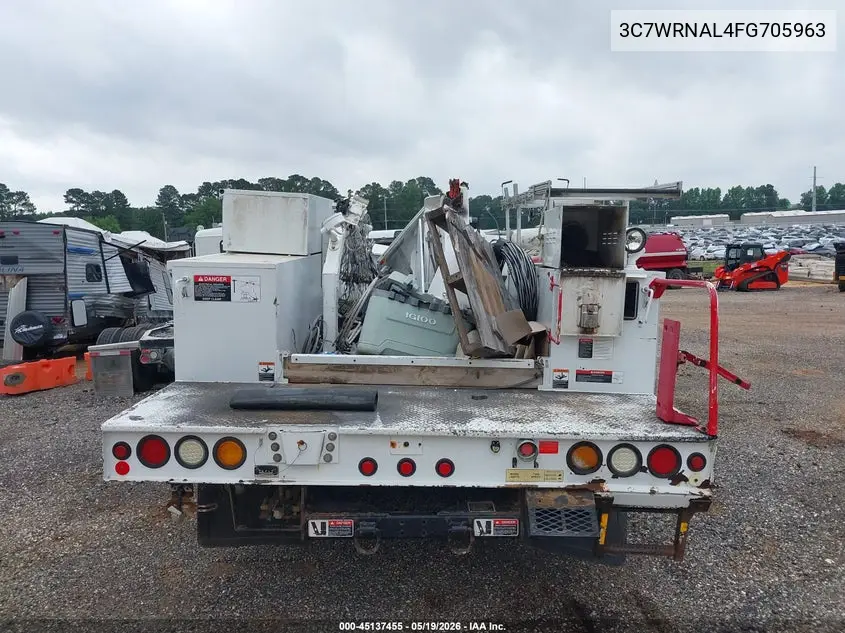 2015 Ram 5500 Chassis Tradesman/Slt VIN: 3C7WRNAL4FG705963 Lot: 45137455