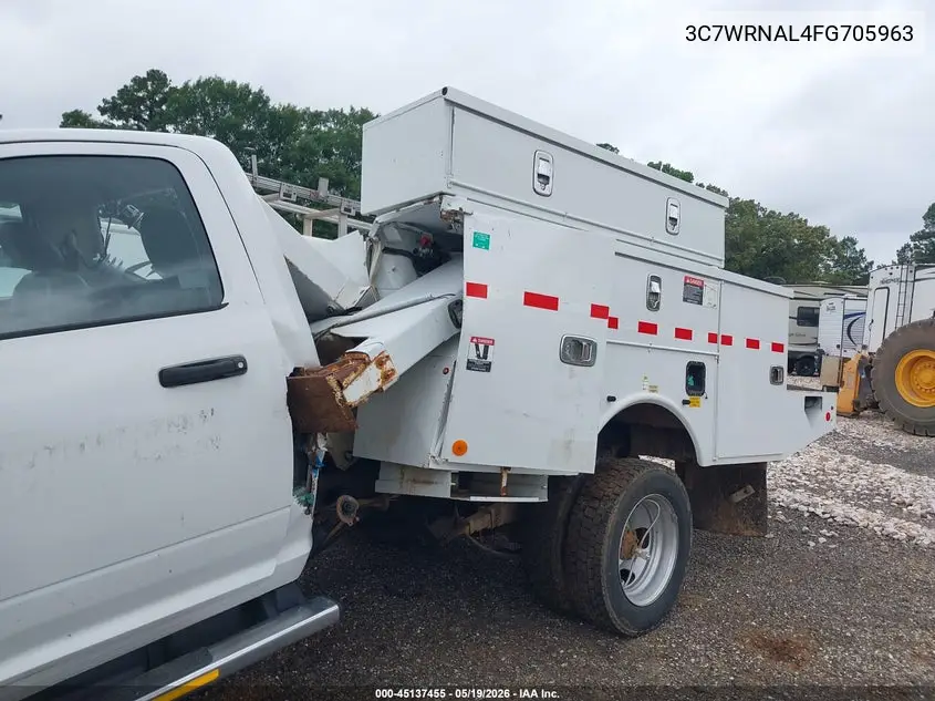 2015 Ram 5500 Chassis Tradesman/Slt VIN: 3C7WRNAL4FG705963 Lot: 45137455