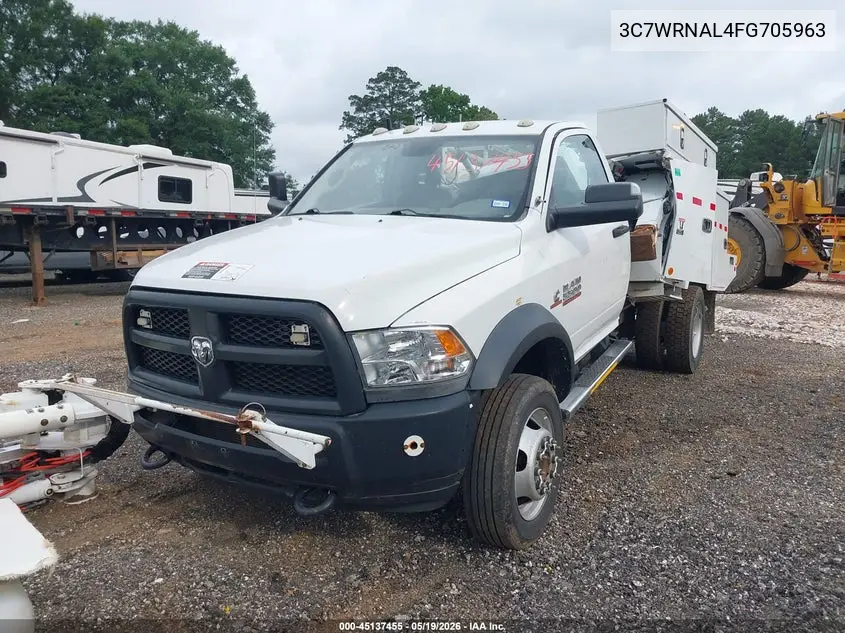 2015 Ram 5500 Chassis Tradesman/Slt VIN: 3C7WRNAL4FG705963 Lot: 45137455
