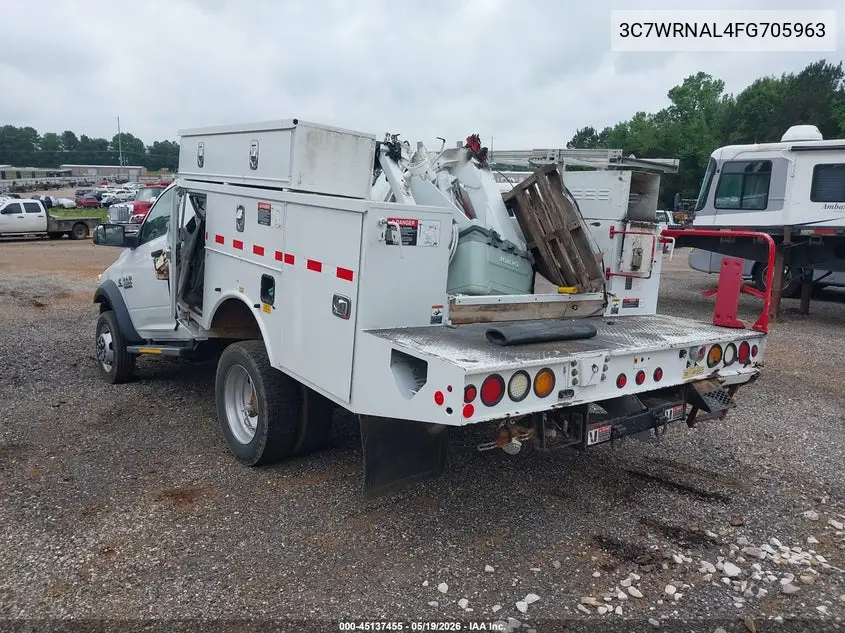 2015 Ram 5500 Chassis Tradesman/Slt VIN: 3C7WRNAL4FG705963 Lot: 45137455