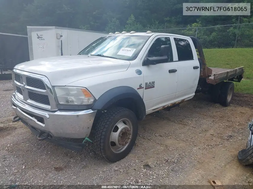2015 Ram 5500 Chassis Tradesman/Slt/Laramie VIN: 3C7WRNFL7FG618065 Lot: 45376517