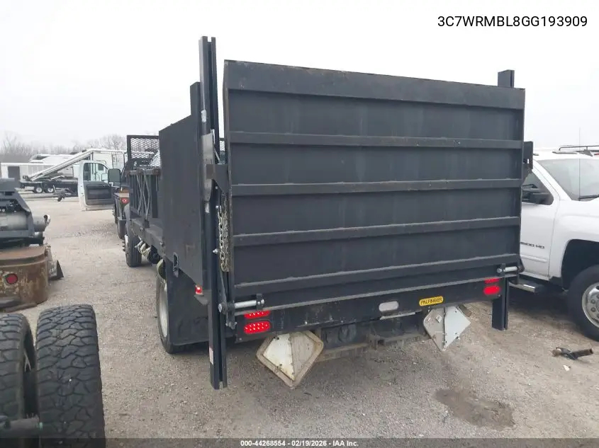 2016 Ram 5500 Chassis Tradesman/Slt VIN: 3C7WRMBL8GG193909 Lot: 44268554