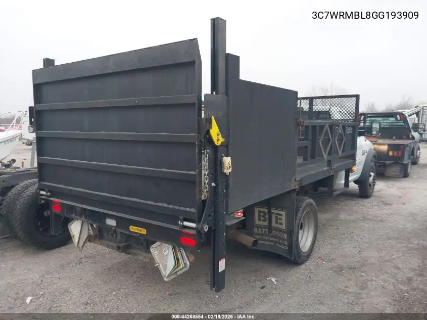 2016 Ram 5500 Chassis Tradesman/Slt VIN: 3C7WRMBL8GG193909 Lot: 44268554