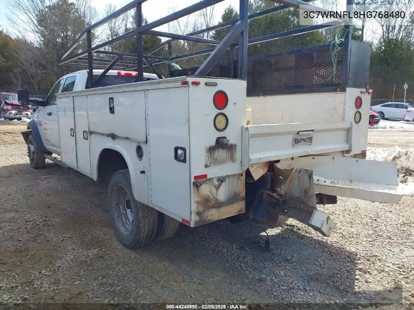 2017 Ram 5500 Chassis Tradesman/Slt/Laramie VIN: 3C7WRNFL8HG768480 Lot: 44248990